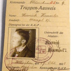 Himmlers Ausweis (id card)