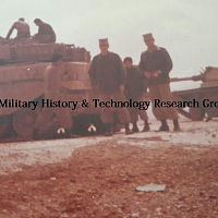 Iran army M60A1 and Chieftain MK.5P in the gunnery practice area at Shiraz armored school 1977