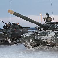 BMP-2 and T-72BA 90th Guards Tank Division