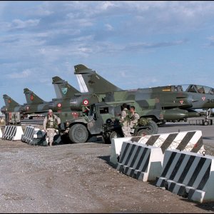 Six Mirage 2000D's, Manas, Kyrgyzstan, 2002
