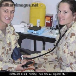Australian Army medical staff
