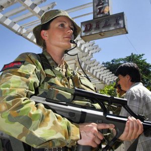 Australian peacekeeper, East Timor