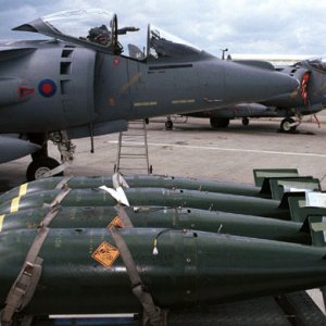 Bombs for a Harrier