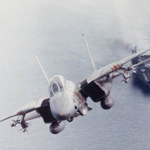 F-14 with carrier