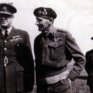 Field Marshall Montgomery and Air Vice Marshall Broadhurst