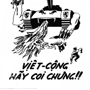 Vietnam Propaganda leaflet black horse regiment