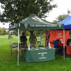 Mercian Regiment information booth