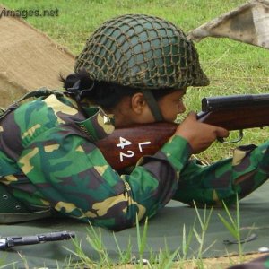Bangladesh Army, Lady Officer in Small Arms Firing