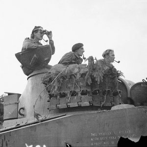 Sherman Tank, Battle of Argentan WW2