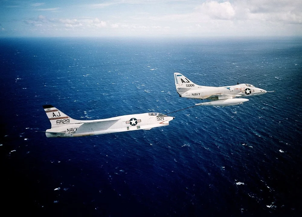 Us Navy A-4l Skyhawk Of Attack Squadron 203 (va-203) Blue Dolphins