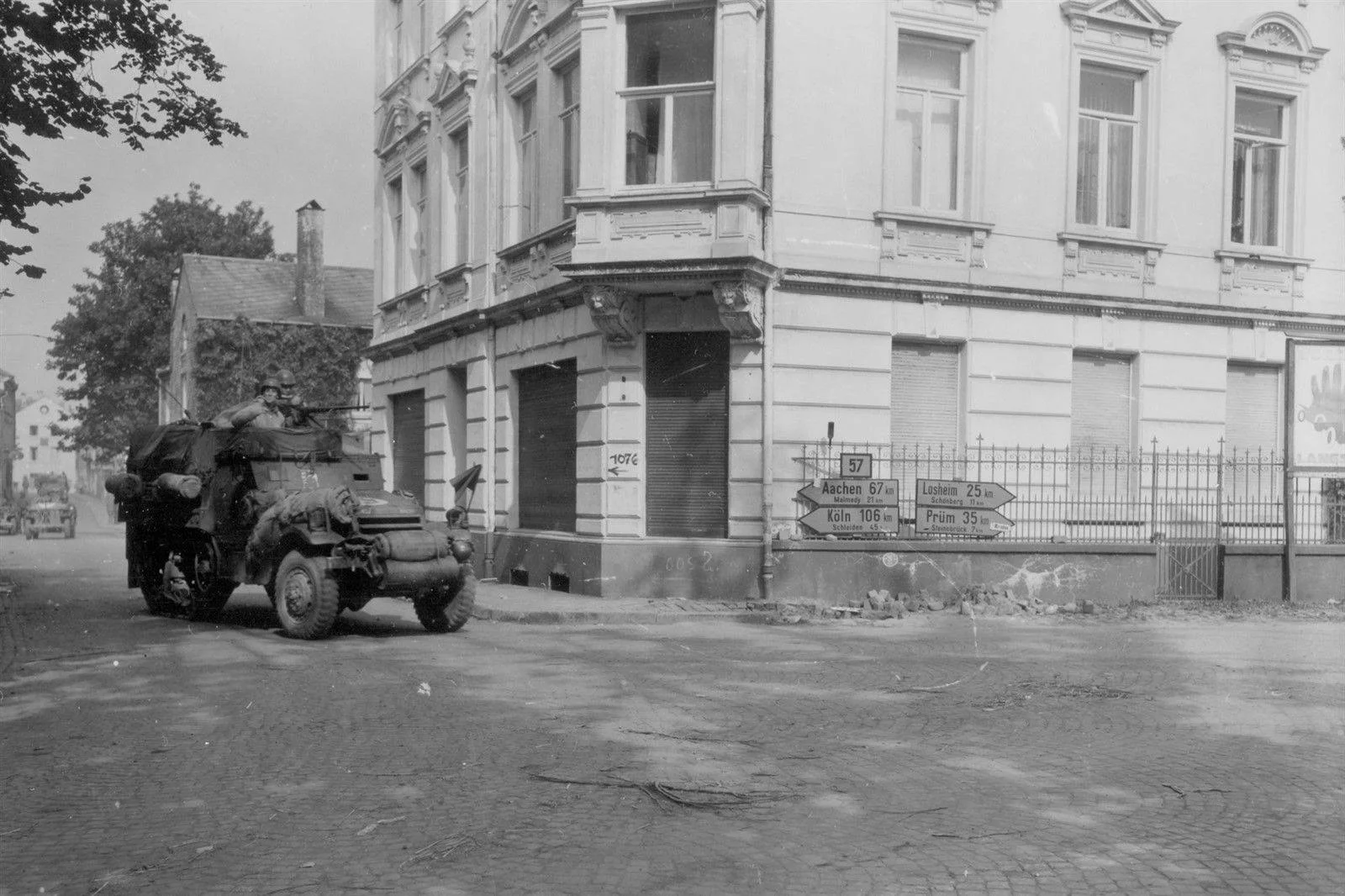 7th Armored Division Half - track,ST Vith, Belgium 1944.webp