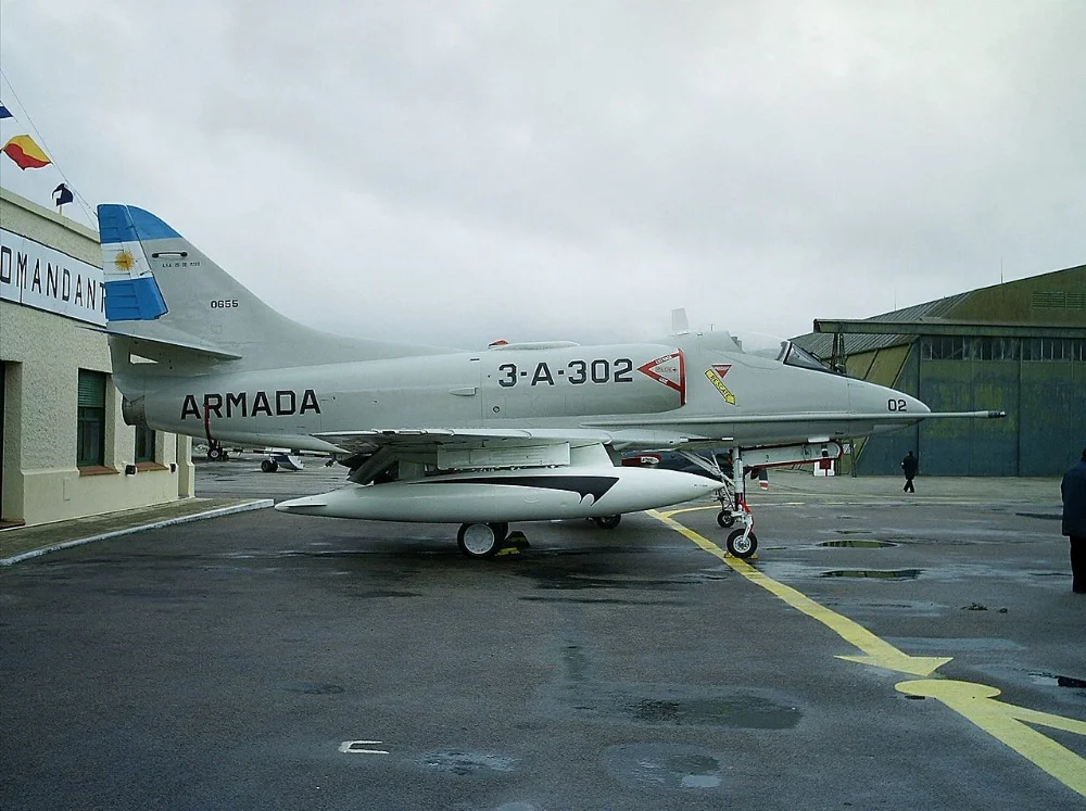 Us Navy A-4l Skyhawk Of Attack Squadron 203 (va-203) Blue Dolphins