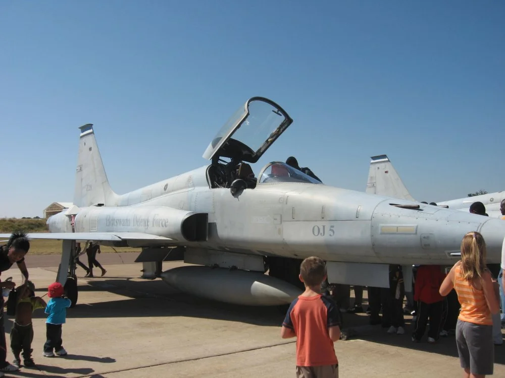 Botswana CF-5A at Sir Seretse Khama Airport, Gaborone open day (2009).webp