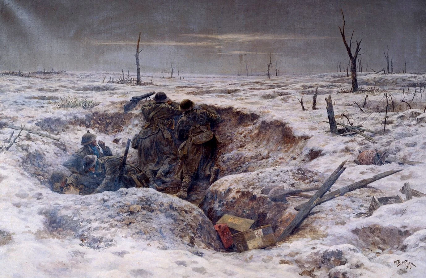 Christmas 1916 an Australian Observation Post near Fleurbaix.webp