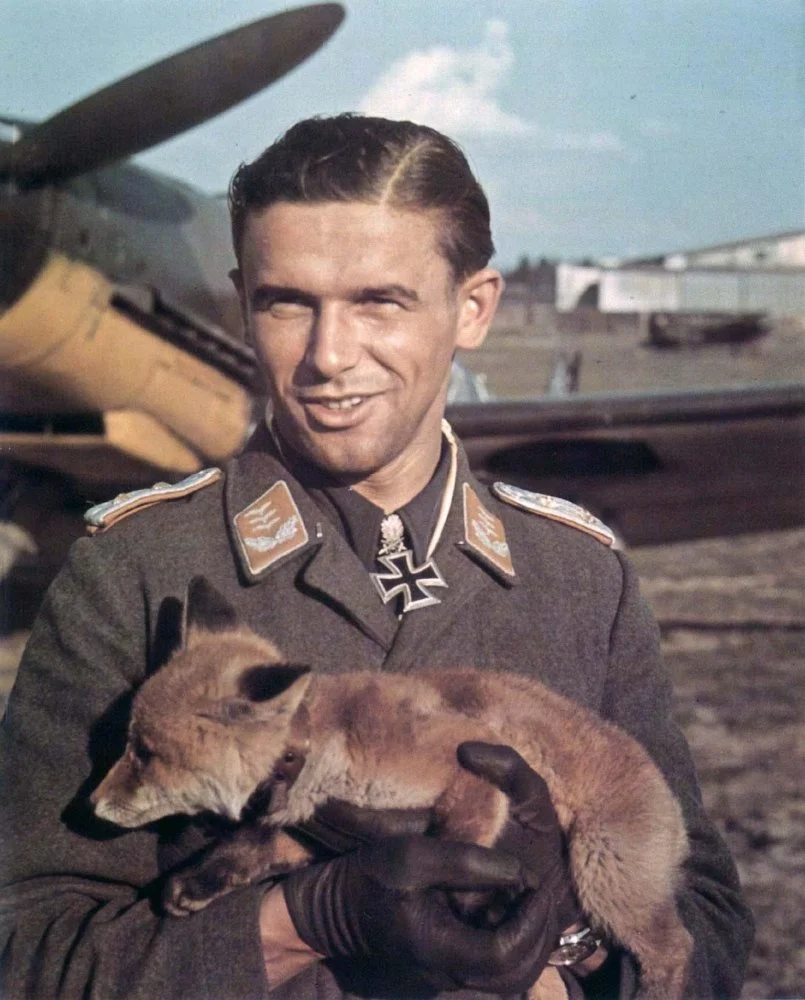 Commander  (1st group of the 54th Fighter Squadron) Luftwaffe Squadron, Hauptmann Hans Philipp.webp