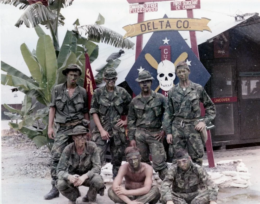 Delta Co  1st Recon Bn 1st MarDiv team Dublin City April 1970.webp