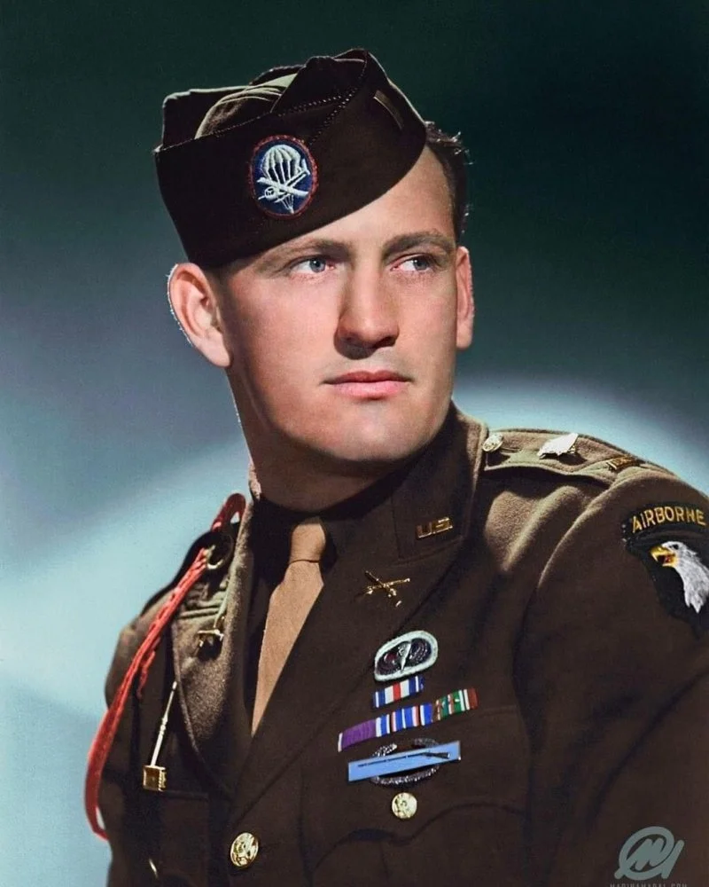 EASY COMPANY OFFICER1st Lieutenant Lynn Buck Compton Easy Company 506th PIR 101st Airborne Di...webp