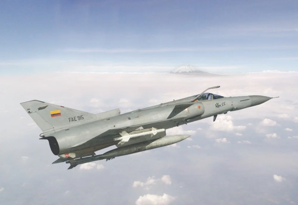 Ecuadorian Kfir CE (FAE-915) inflight.webp