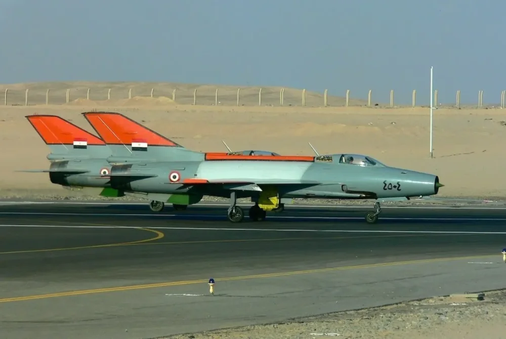 Egyptian F-7A (4504) at Hurgada (November 2008).webp