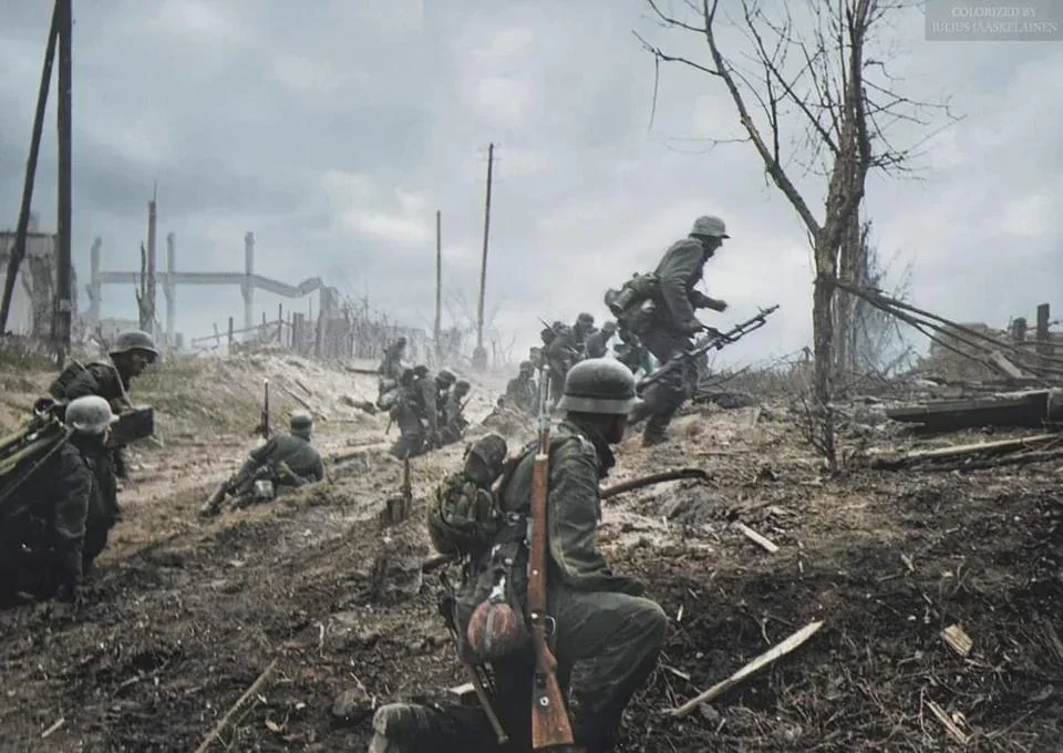 German Infantry Launch an Assault in Stalingrad, September 1942.webp