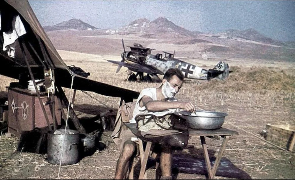 German Messerschmitt Bf 109 fighter plane, Italy, 1943.webp