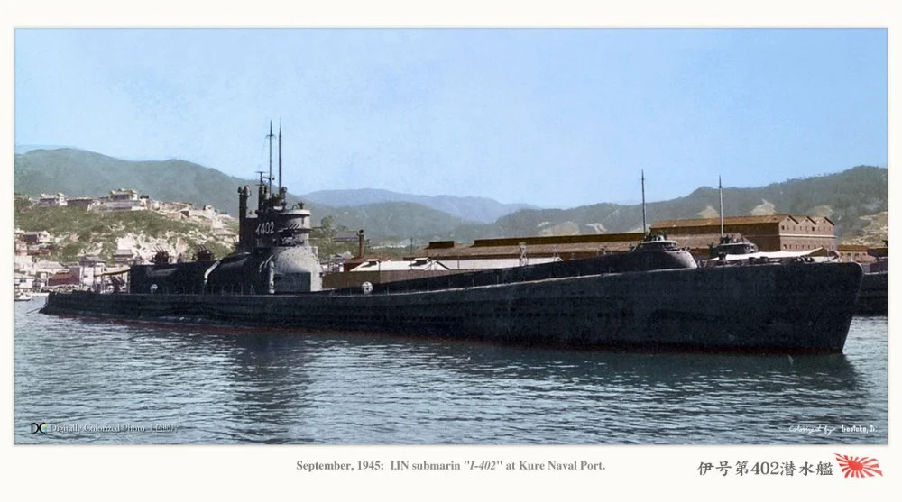 IJN I-402 at Kure (September 1945).webp