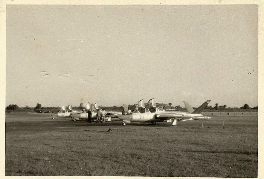 Katangese CM-170 (91, 93, 92) at ... airport (~1960s).webp