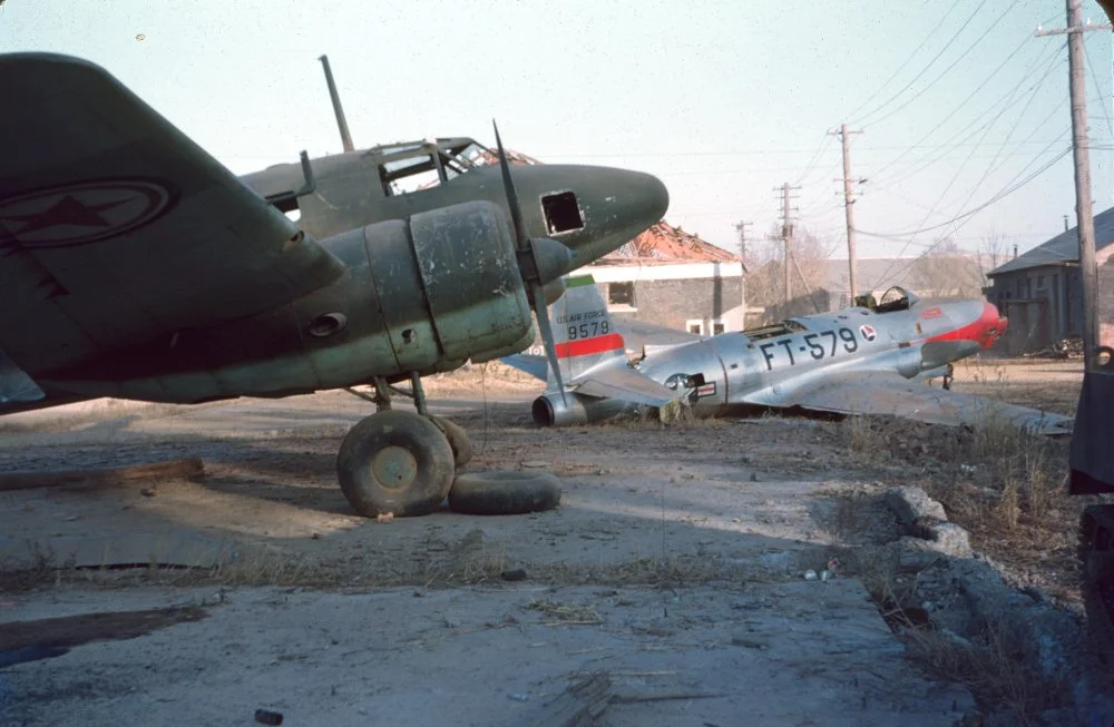 KPAF Ki-54 at Pyongyang (K-23) (November 1950).jpg