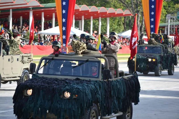 Military parade to commemorate Venezuela's Independence Day Venezuela  201st anniversary  the...webp