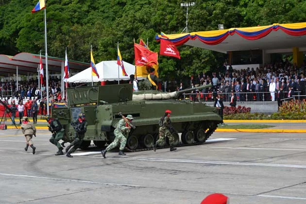 Military parade to commemorate Venezuela's Independence Day Venezuela  201st anniversary  the...webp