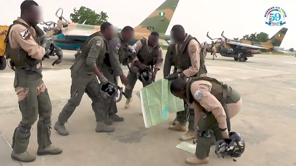 Nigerian Alphajet (475 & another) of 103 Strike Group on ground (2024) (2).jpg