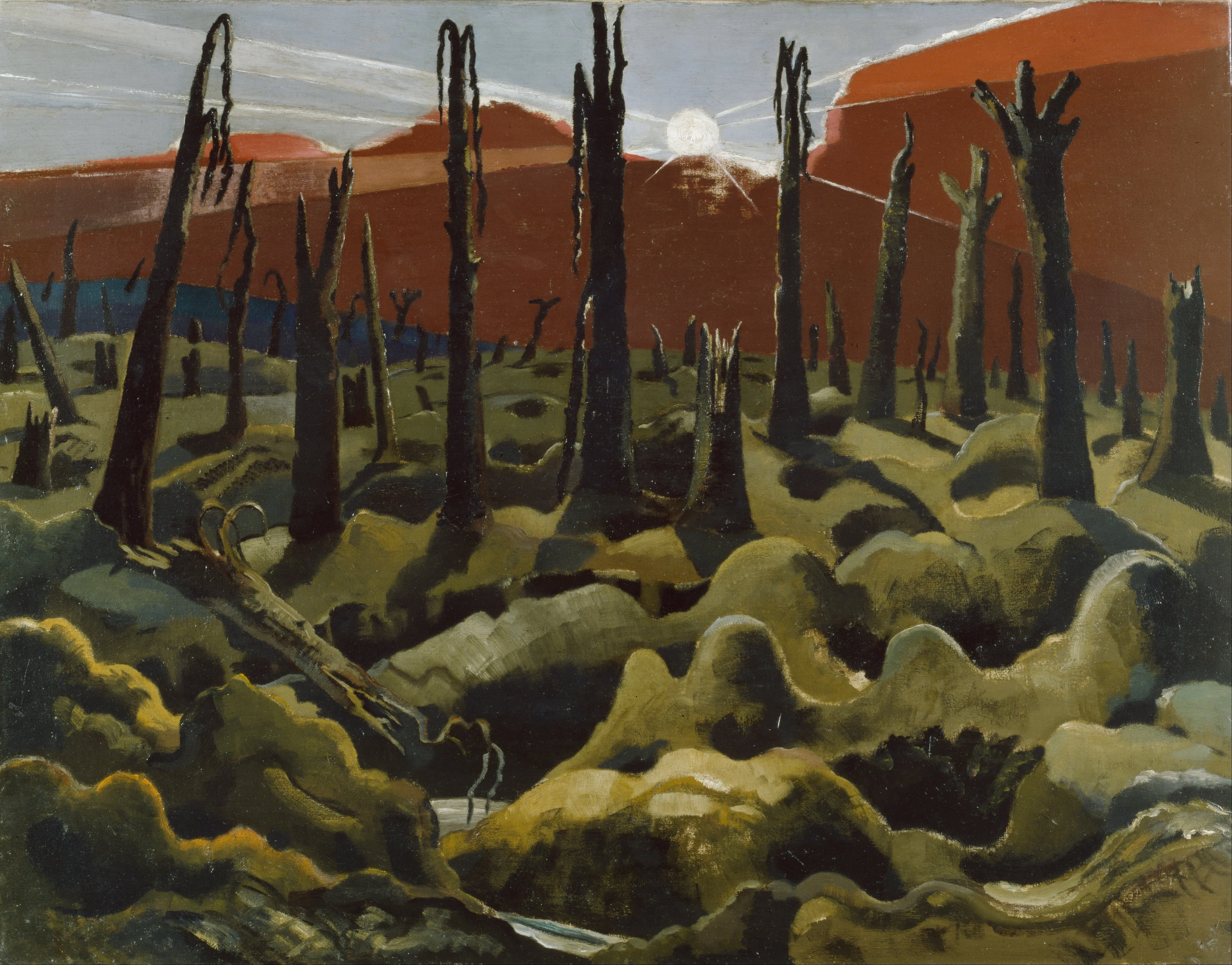 Paul Nash, We Are Making a New World, 1918..webp