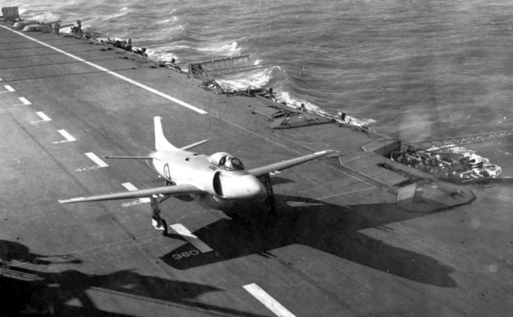 Royal Navy Attacker on carrier.webp