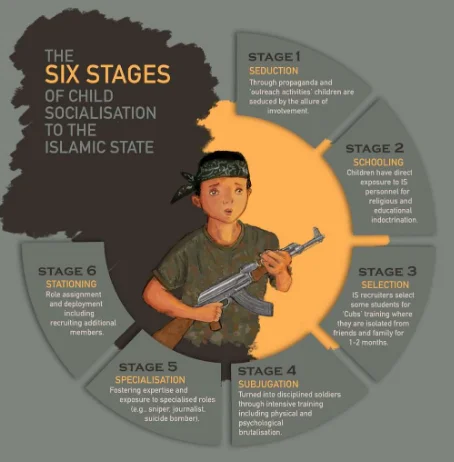 Stage model of socialization to ISIS .webp