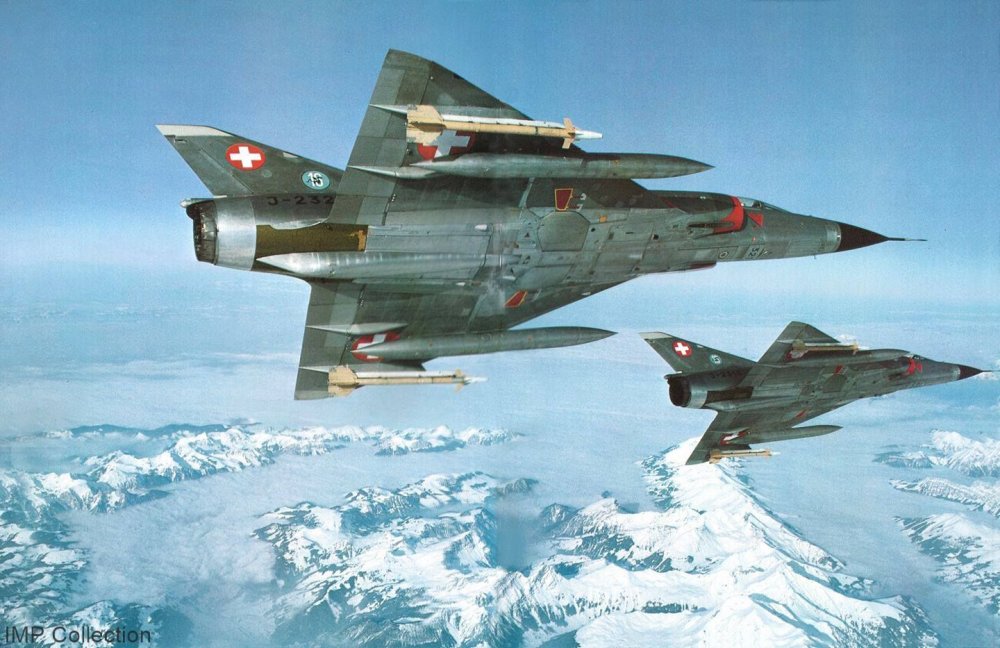 Swiss Mirage IIIS over the Alps.jpg