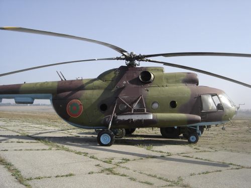 Transnistria Mi-8 at Tiraspol airport.jpg