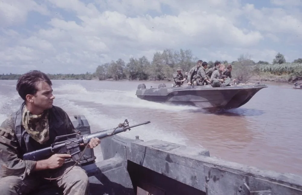 US Navy Seals with River Task Force 116 in the Vietnam Delta - 1967.webp