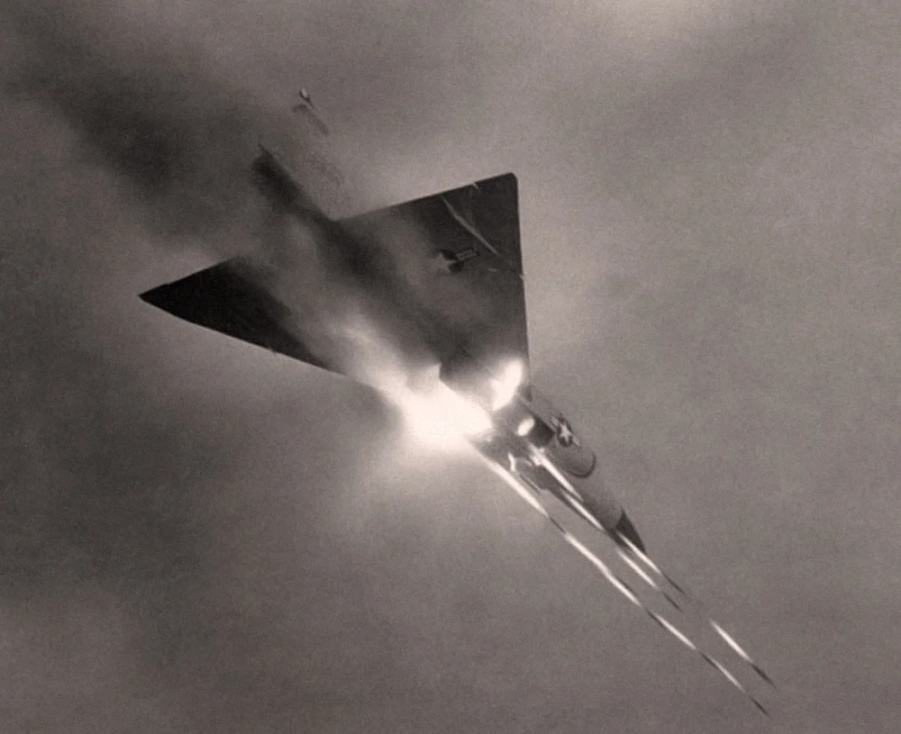 USAF F-102A firing 2.75 FFARs.webp