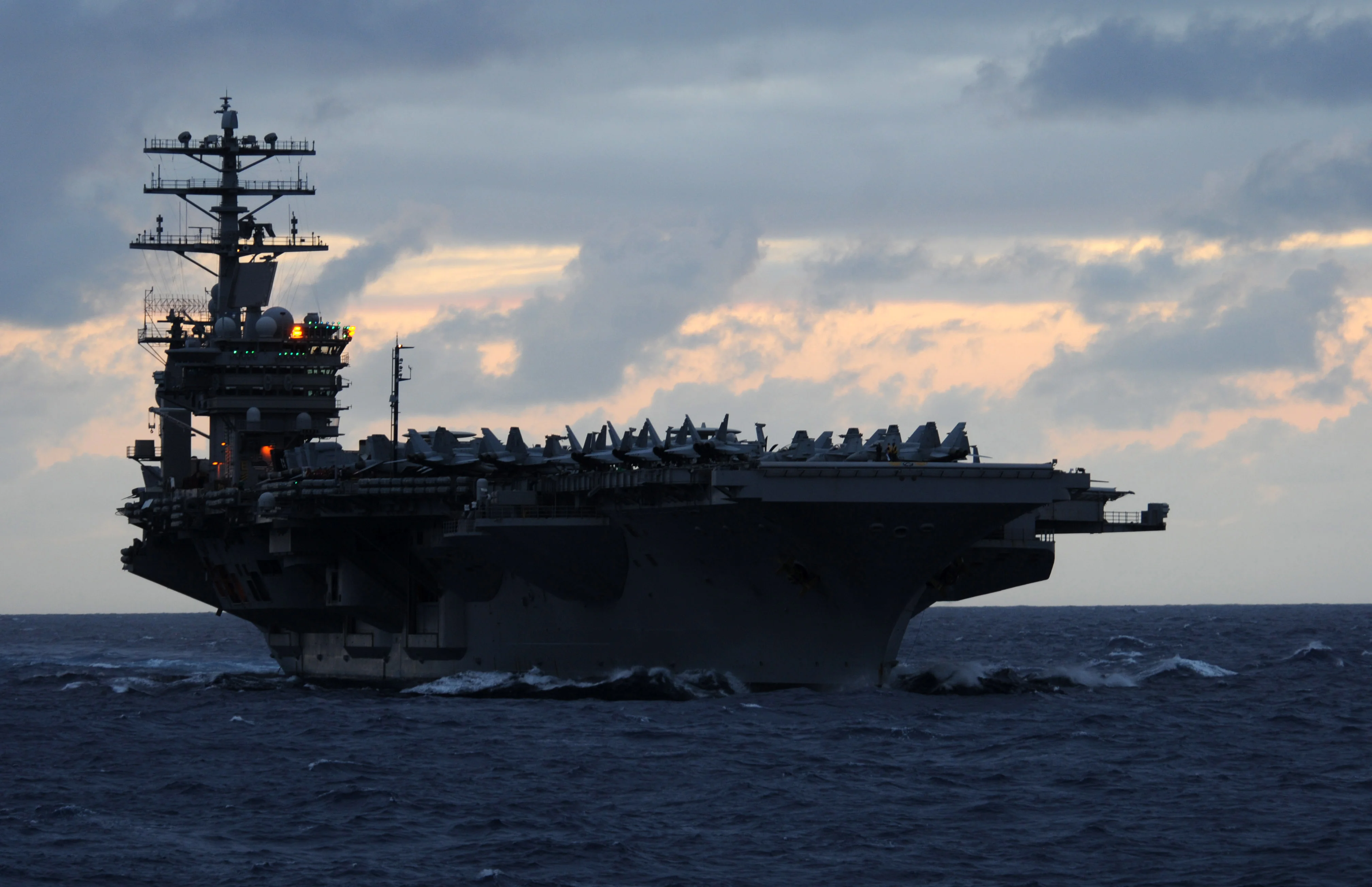 USS Nimitz - 036 USS Nimitz (CVN 68) sails off the coast of the Hawaiian Islands during RIMPA...webp