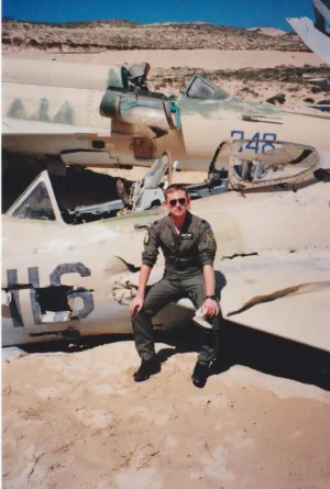 Somali MiG-15UTI (CC116) & MiG-21MF (248) at Mogadishu (~1993).jpg