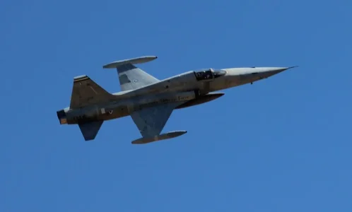 Botswana CF-5A inflight during BDF day (2018).webp