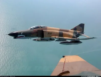 IRIAF F-4E (3-6643, 73-01545) over Persian Gulf (18 October 2009).jpg