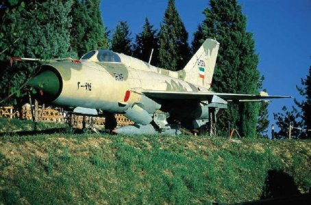 IRIAF MiG-21PFM' at Rimini museum.jpg