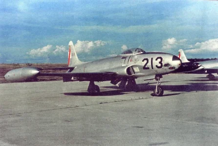 Uruguayan F-80C (213) at Carrasco.webp