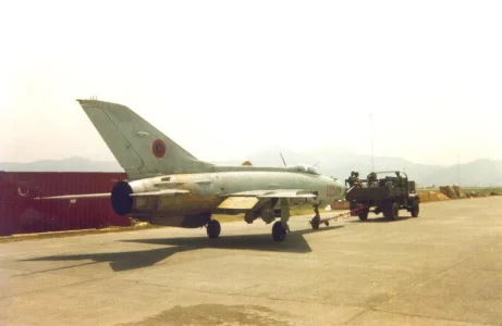 Albanian J-7 (0204) at Gjadër.webp