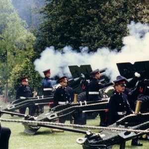 British Artillerymen York England