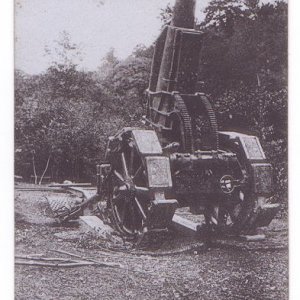 German 21 cm heavy mortar