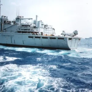 view from quarterdeck of HMS Ilustrious