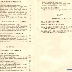 'AFS Drill Book 1966 training contents pt.2