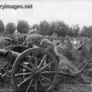 Austrian field artillery in Poland